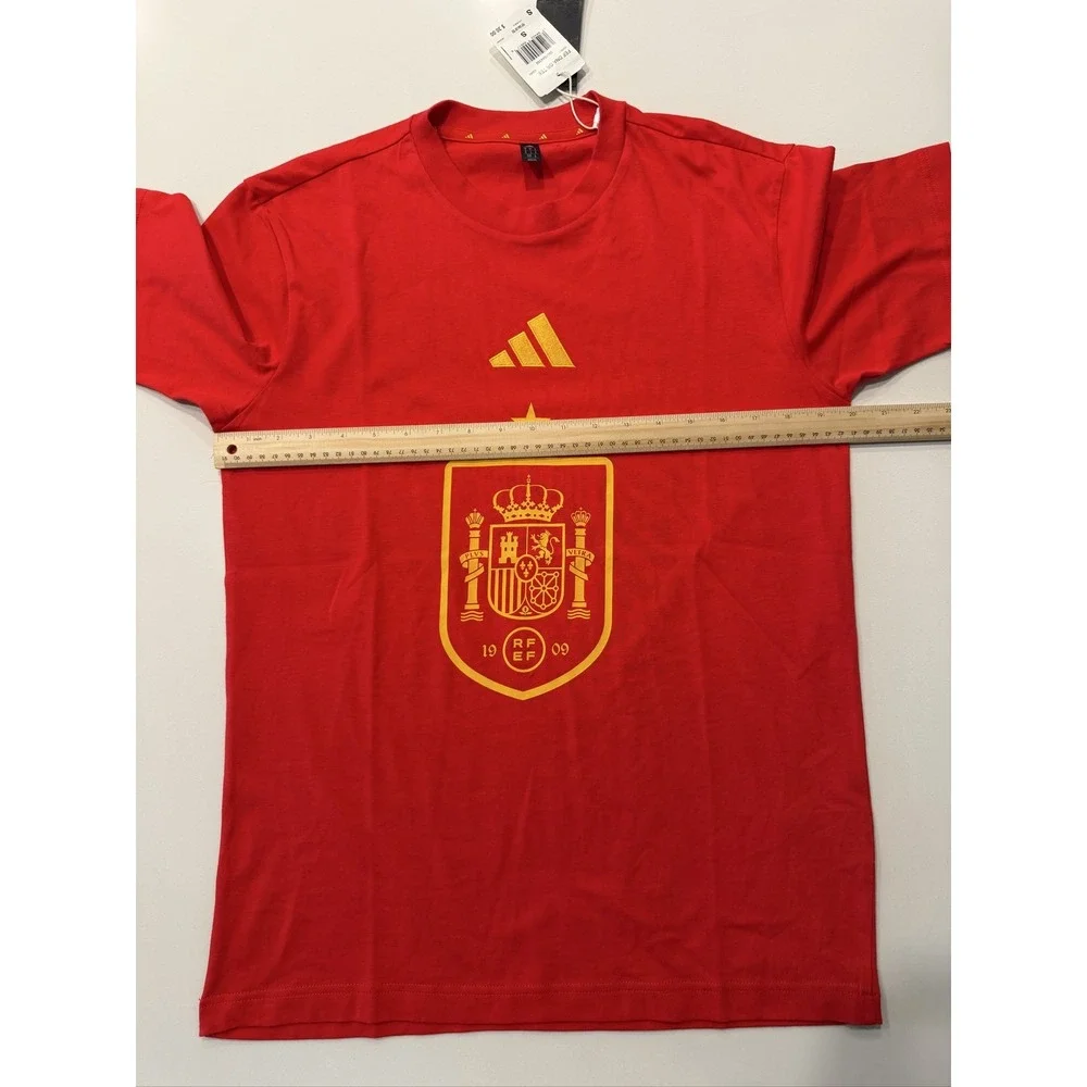 Adidas FEF DNA GR TEE JZ2263 Soccer T-Shirt Spain National Team Mens Small NWT
